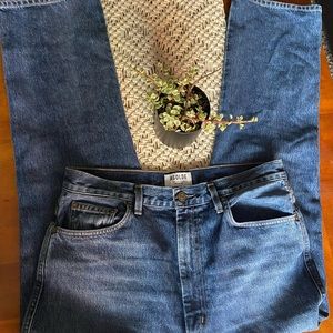 Agolde Pinch Waist High Rise Kick Jeans